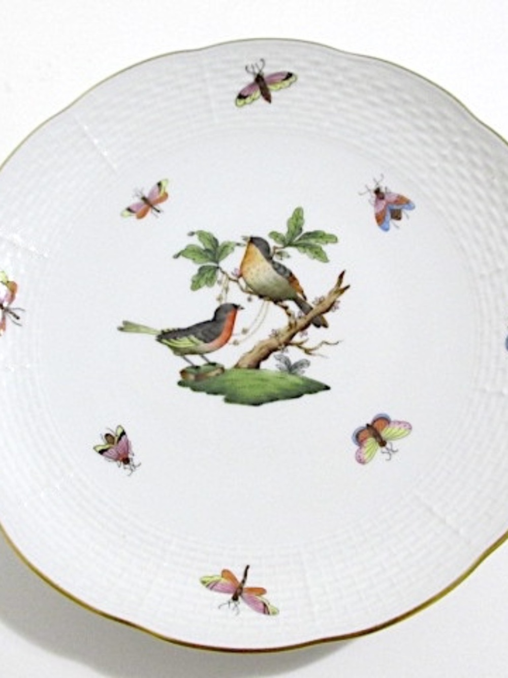 Herend Porcelain Salad Plate, Rothchild Motif 8